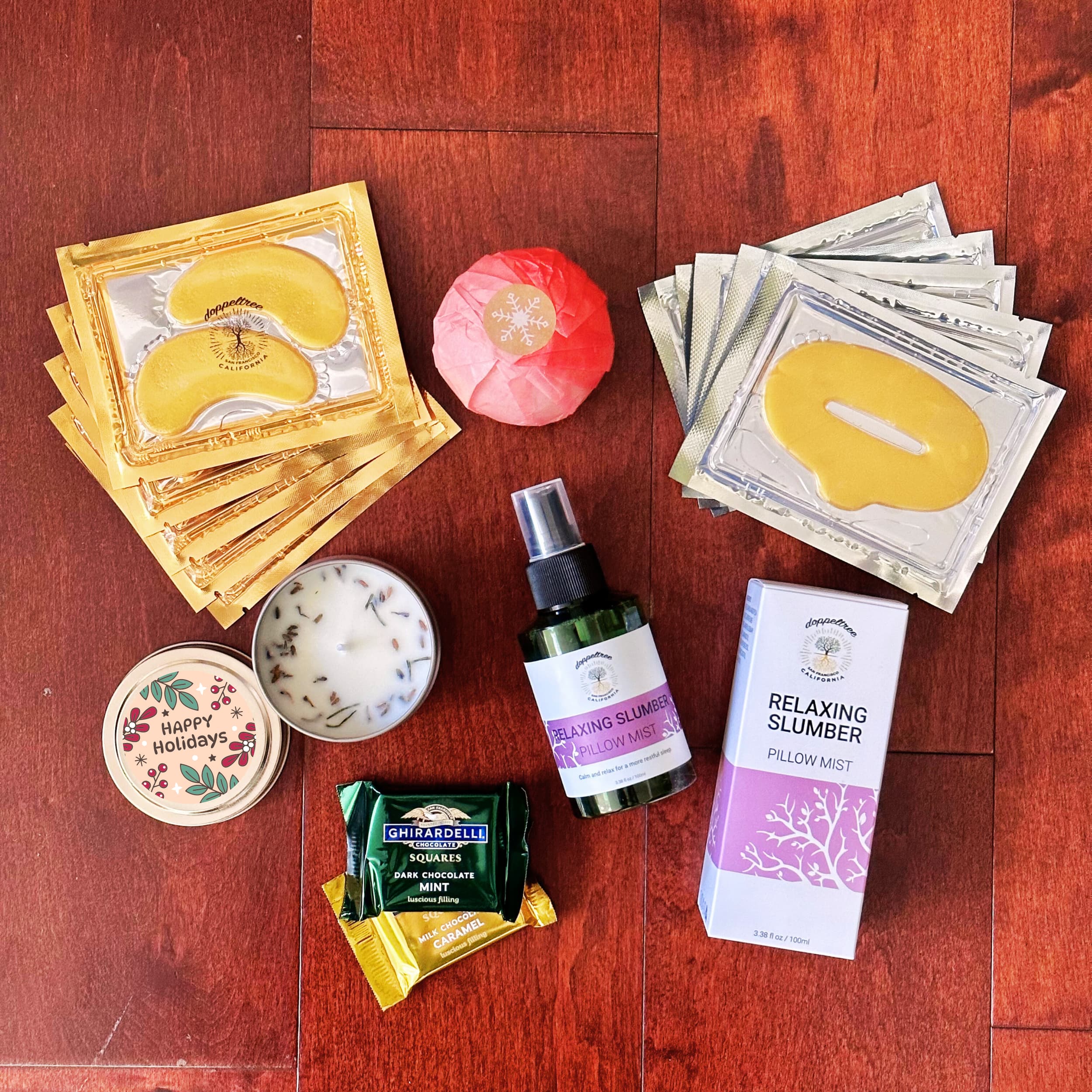 Ultimate Holiday Relaxation Retreat Gift Box items