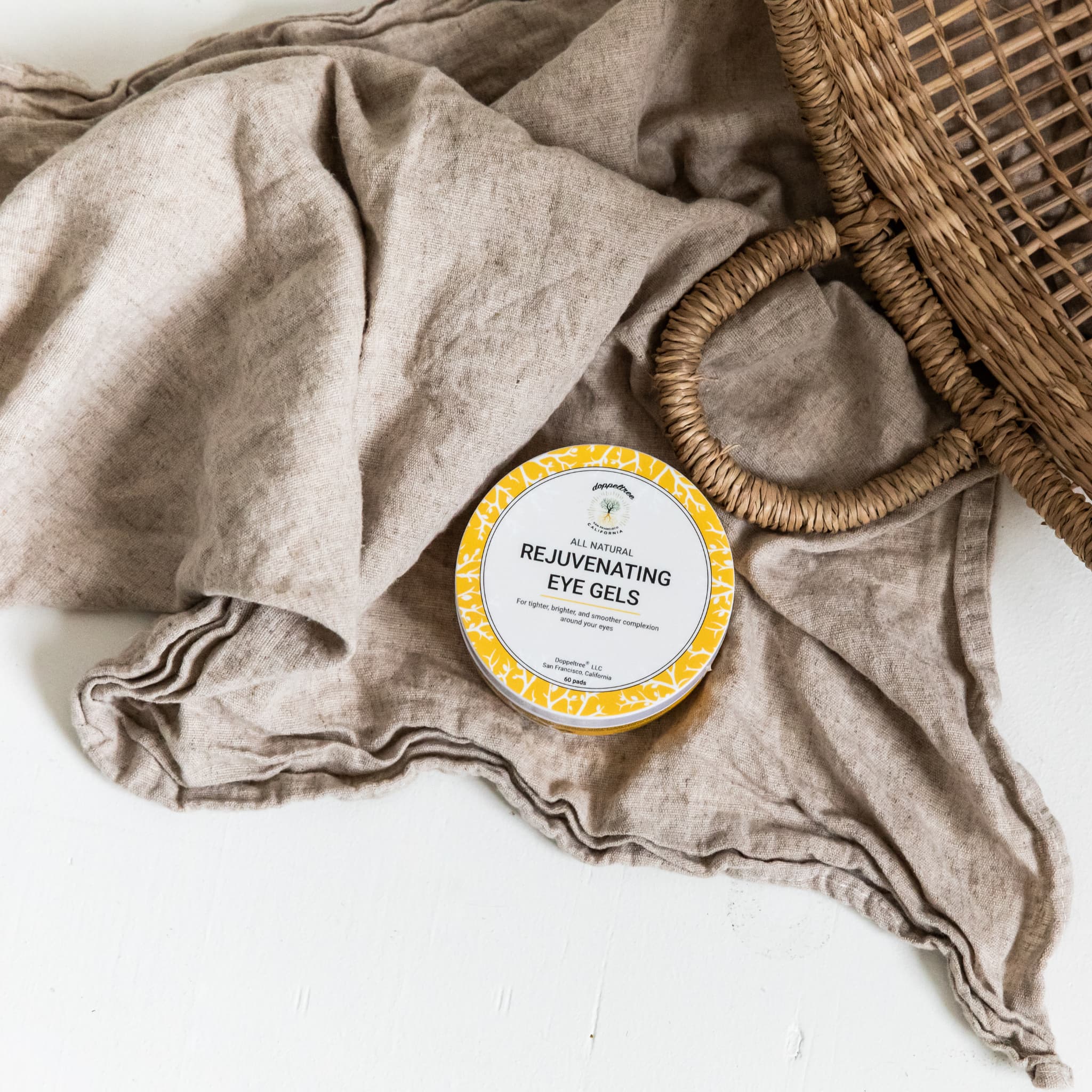 Everyday Under Eye Gels with Caffeine and Aloe basket - doppeltree