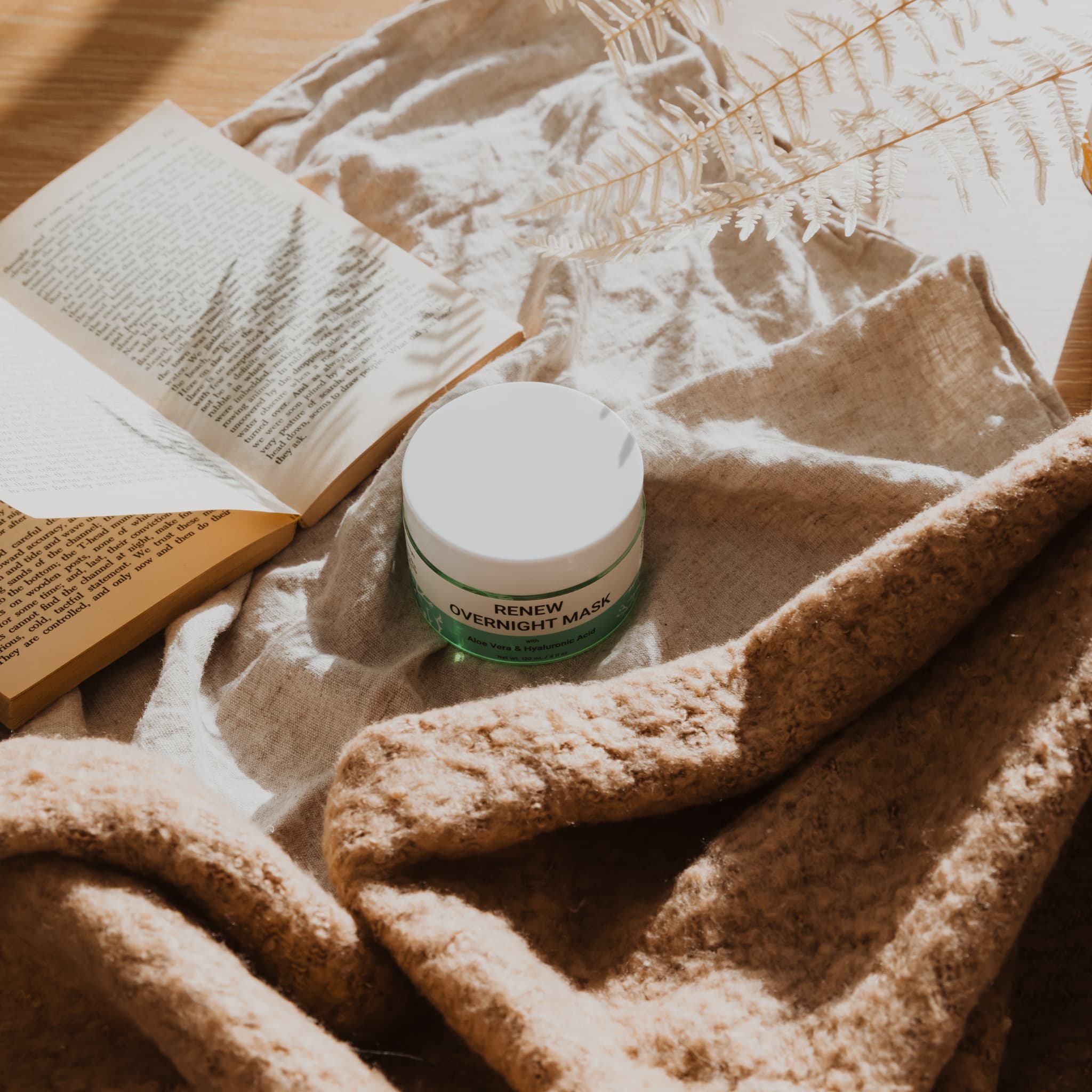 Renew Overnight Sleeping Facial Mask blanket - doppeltree.