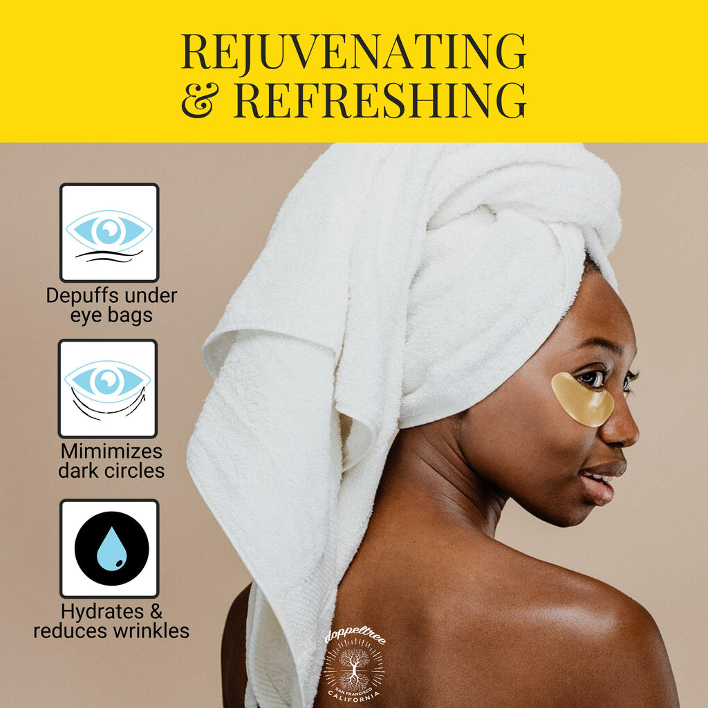 eye masks depuffs and minimizes dark circles -Doppeltree