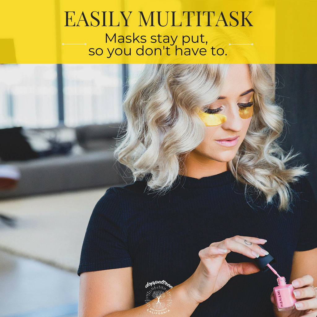 easy to multitask while wearing eye masks -Doppeltree